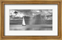 Sailing on a Silver Sea (BW) Fine Art Print