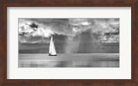 Sailing on a Silver Sea (BW) Fine Art Print