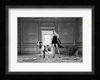 Unconventional Womenscape #7, In the Palace (BW) Fine Art Print