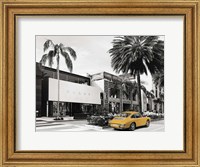 Rodeo Drive, Beverly Hills, California (BW) Fine Art Print