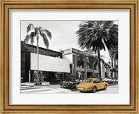 Rodeo Drive, Beverly Hills, California (BW) Fine Art Print