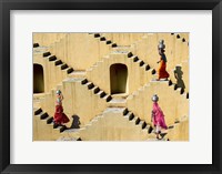 Stepwell in Jaipur, India Framed Print