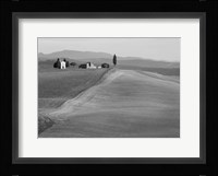 Val d'Orcia, Siena, Tuscany (BW) Fine Art Print