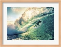 Surfing at Sunset, Australia Fine Art Print