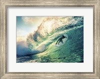 Surfing at Sunset, Australia Fine Art Print