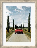Sportscar in Tuscany Fine Art Print