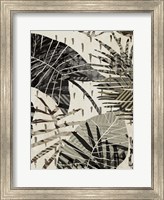 Grey Palms Panel I Fine Art Print
