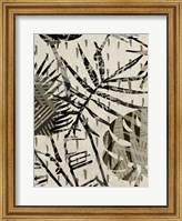 Grey Palms Panel II Fine Art Print