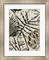 Grey Palms Panel II Fine Art Print
