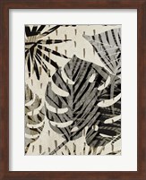 Grey Palms Panel III Fine Art Print