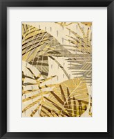 Golden Palms Panel I Fine Art Print