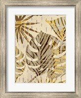 Golden Palms Panel III Fine Art Print