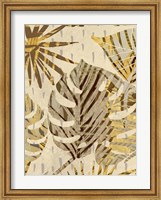 Golden Palms Panel III Fine Art Print