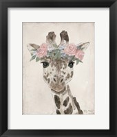 Flower Friends II Neutral Framed Print