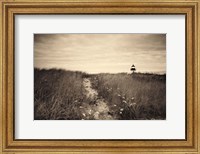 Nantucket Light Sepia Fine Art Print