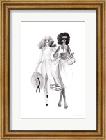 Paris Girlfriends IV BW Fine Art Print