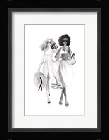 Paris Girlfriends IV BW Fine Art Print