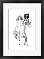 Paris Girlfriends IV BW Fine Art Print