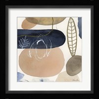 Leaves and Stones III Framed Print