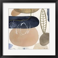 Leaves and Stones III Framed Print