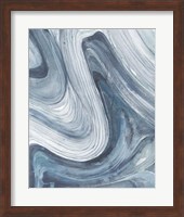 Swirl II Blue Gray Fine Art Print