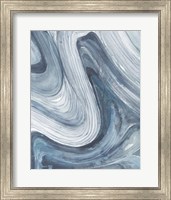 Swirl II Blue Gray Fine Art Print