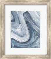 Swirl II Blue Gray Fine Art Print