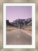 Road to Old West Purple Fine Art Print
