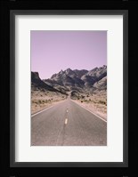 Road to Old West Purple Fine Art Print