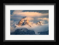 Grand Teton Clouds Color Fine Art Print