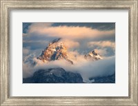 Grand Teton Clouds Color Fine Art Print