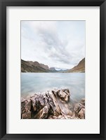 Glacier Lake Framed Print