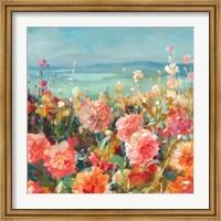Coastal Dahlias Fine Art Print