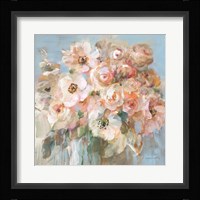 Blushing Bouquet Framed Print