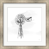 Windmill V BW Fine Art Print