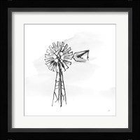 Windmill V BW Fine Art Print
