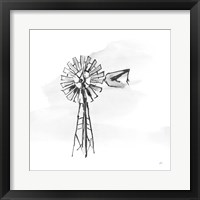 Windmill V BW Fine Art Print
