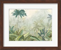 Lush Tropics Blue Fine Art Print