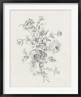 Toile Roses VIII Neutral Fine Art Print