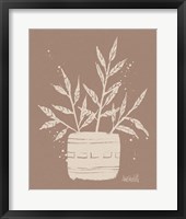 Dreamy Boho Botanical Sketches IX Framed Print