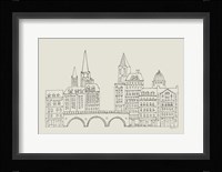 French Script II Neutral Fine Art Print