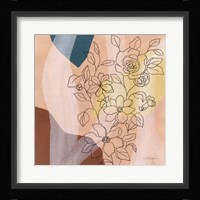 Earthy Boho Lace II Framed Print