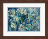 Pretty Blue Floral Fine Art Print