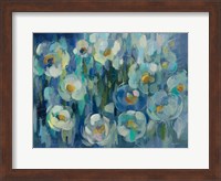 Pretty Blue Floral Fine Art Print