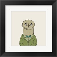 Otter on Cream Fine Art Print