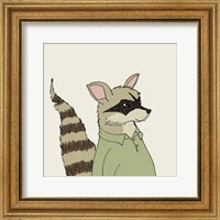Raccoon on Cream Fine Art Print