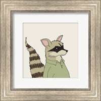 Raccoon on Cream Fine Art Print