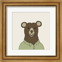 Bear on Cream Fine Art Print