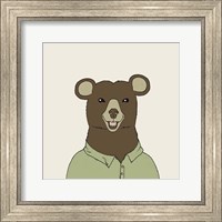 Bear on Cream Fine Art Print