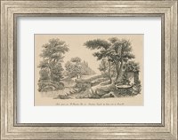 French Park Etching III Fine Art Print